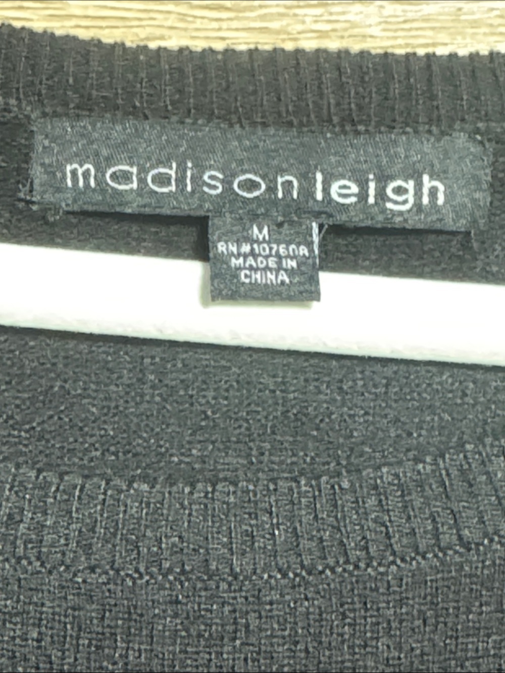 Madison Leigh Black Red A-Line Sweater Dress - Size M, L - Picture 2 of 11